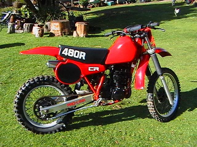 1982 HONDA CR480R MOTOCROSS