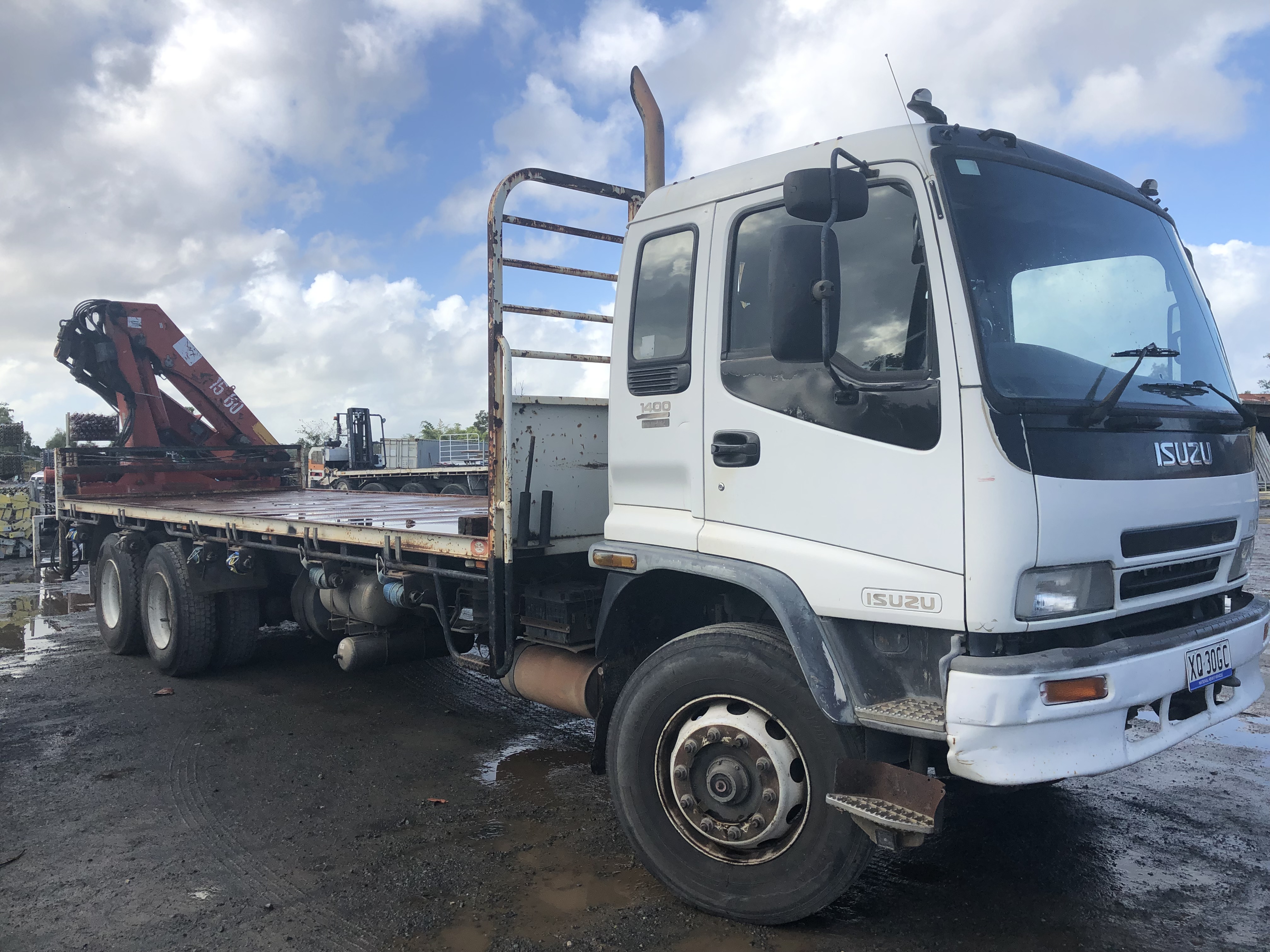 2005 ISUZU FVZ 1400 CRANE TRUCK