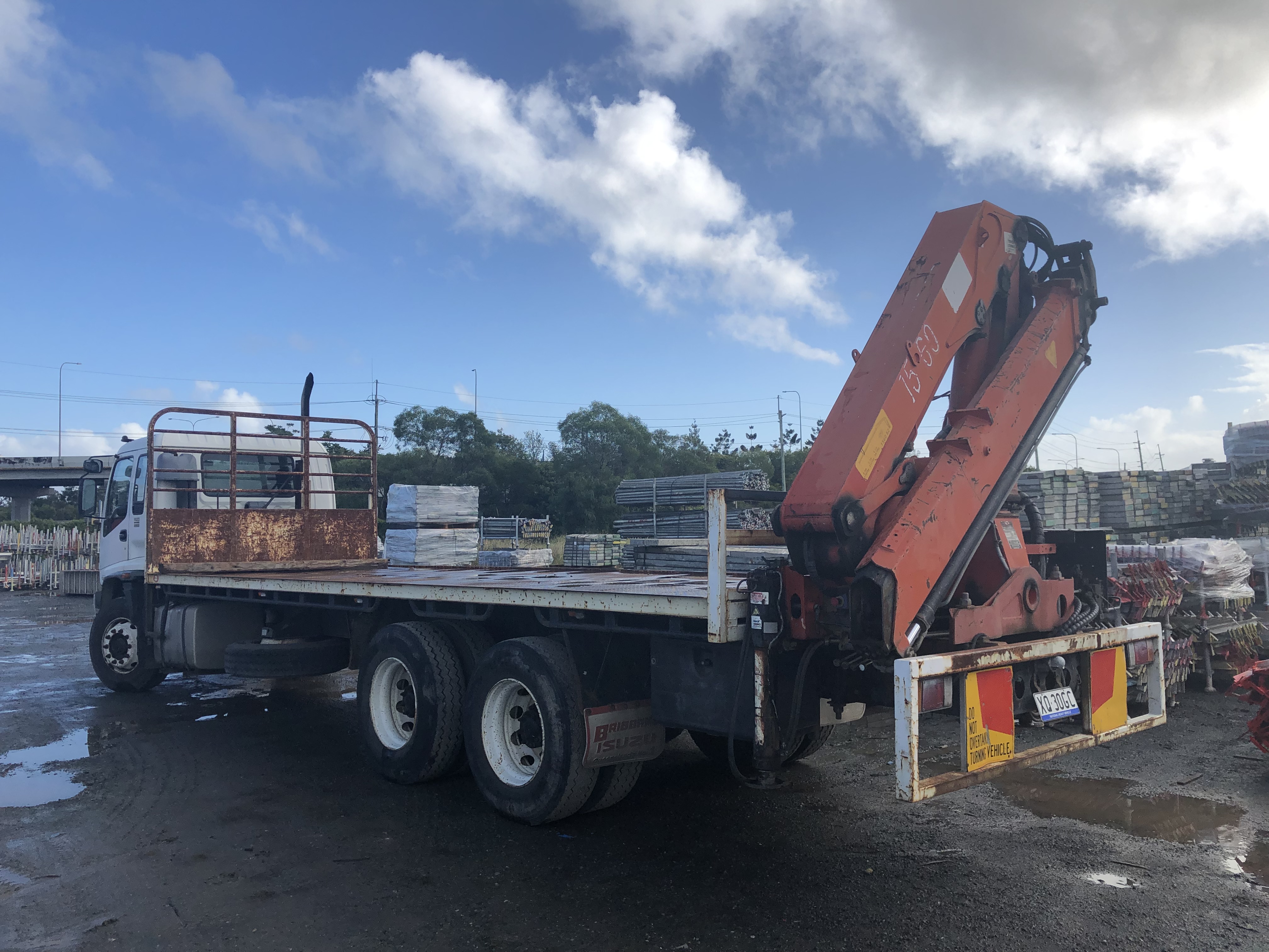 2005 ISUZU FVZ 1400 CRANE TRUCK
