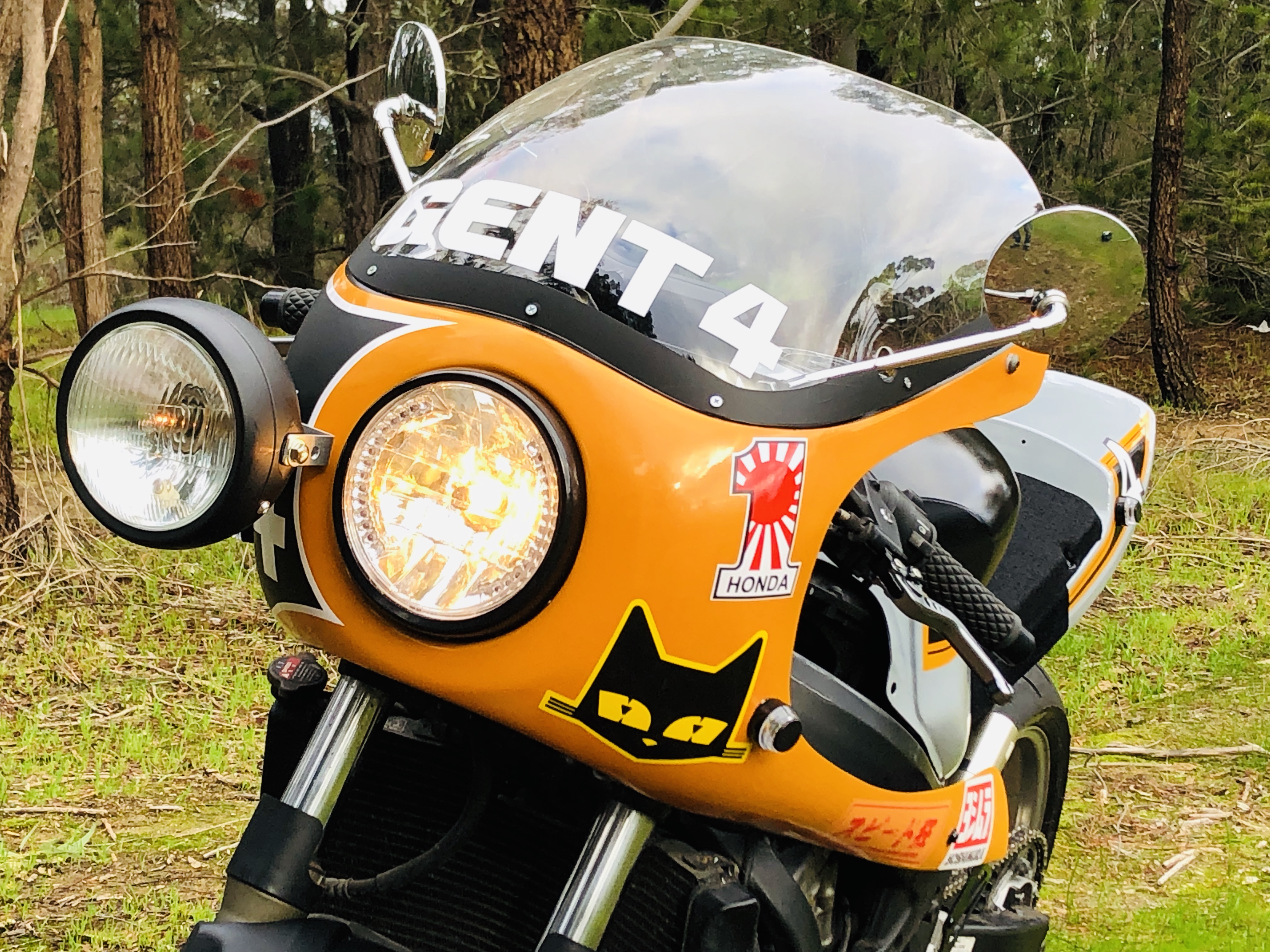 2002 HONDA CBR600 F4i CAFE RACER