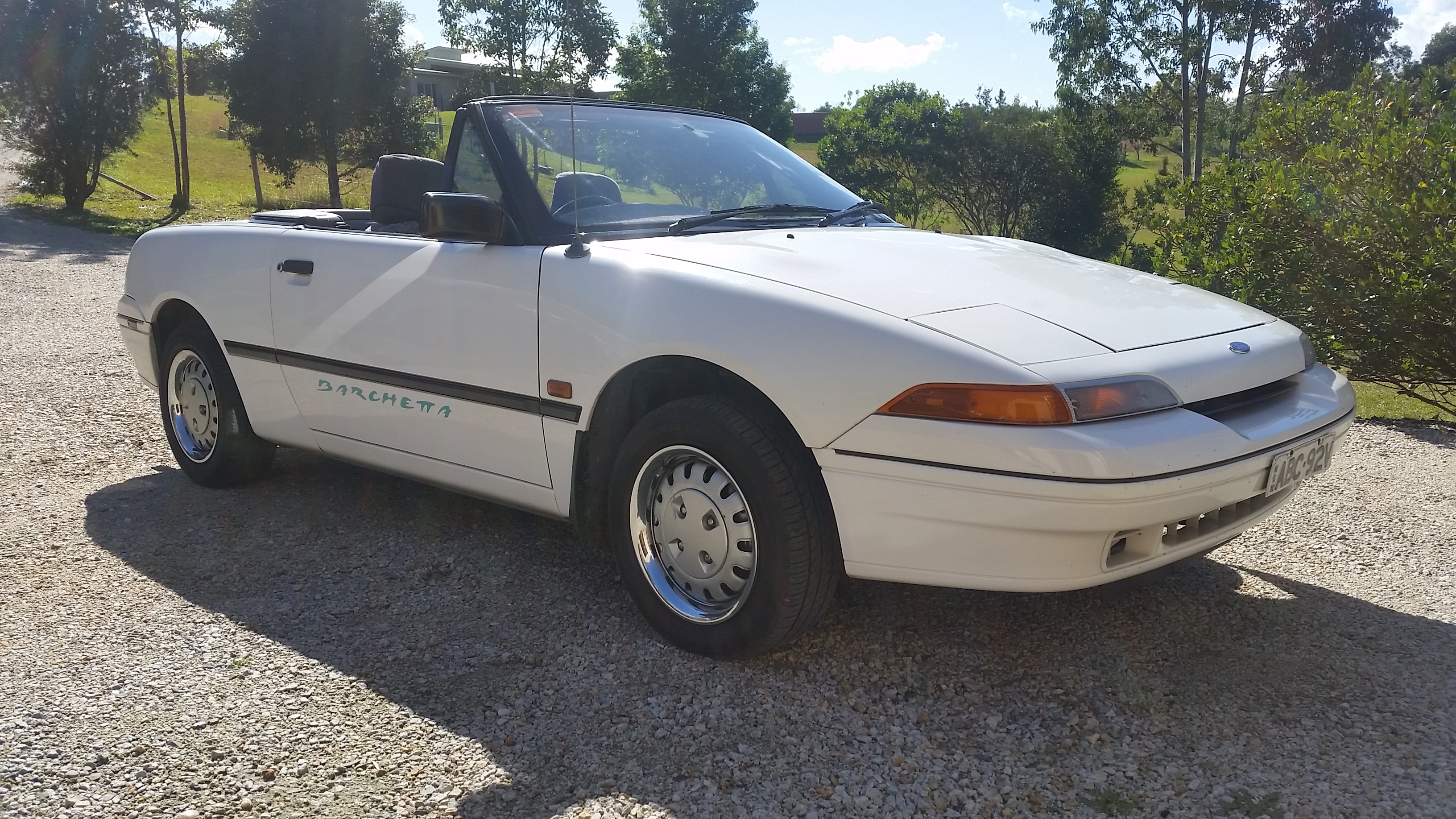 1992 FORD CAPRI BARCHETTA 2D CONVERTIBLE