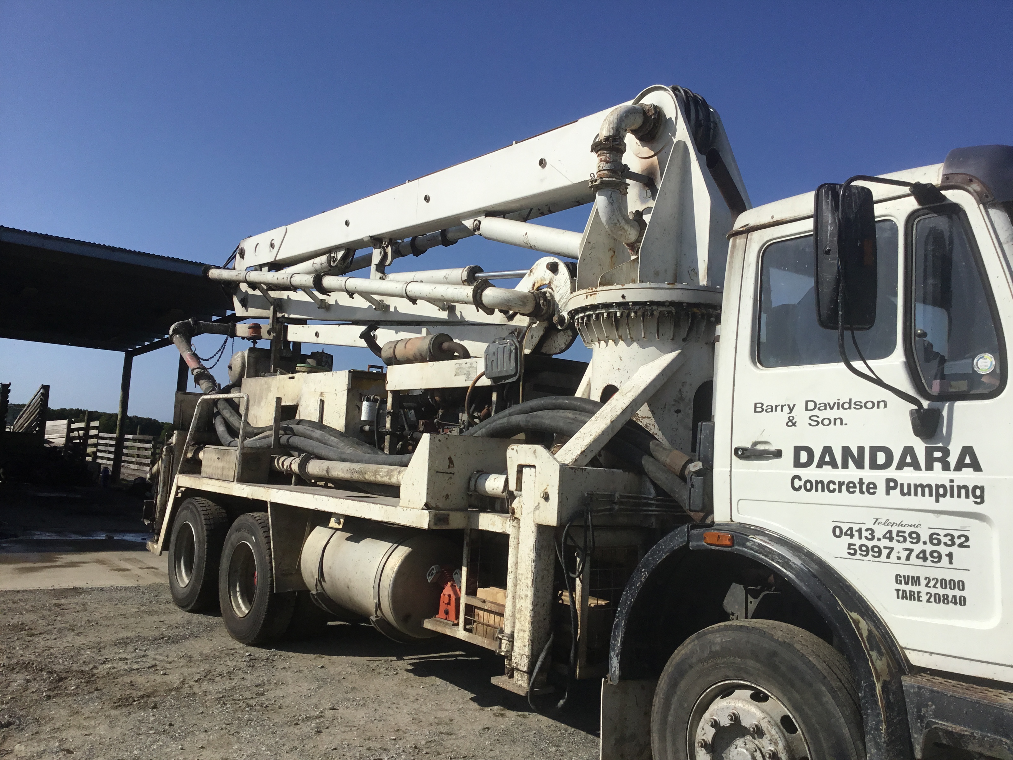 1998 JACON C0BRA CONCRETE PLACEMENT BOOM 