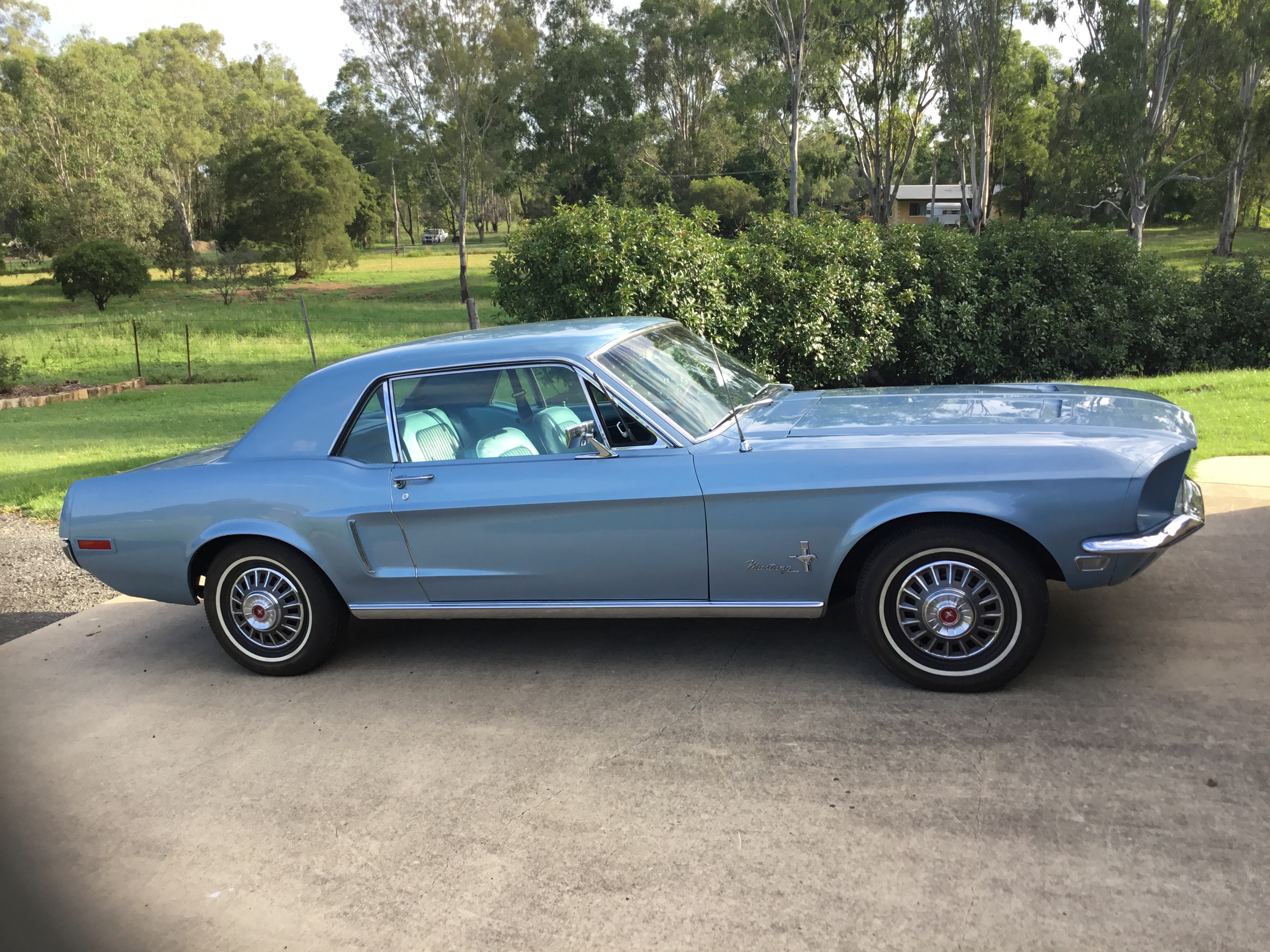 1968 FORD MUSTANG 3 SP AUTOMATIC 2D HARDTOP 