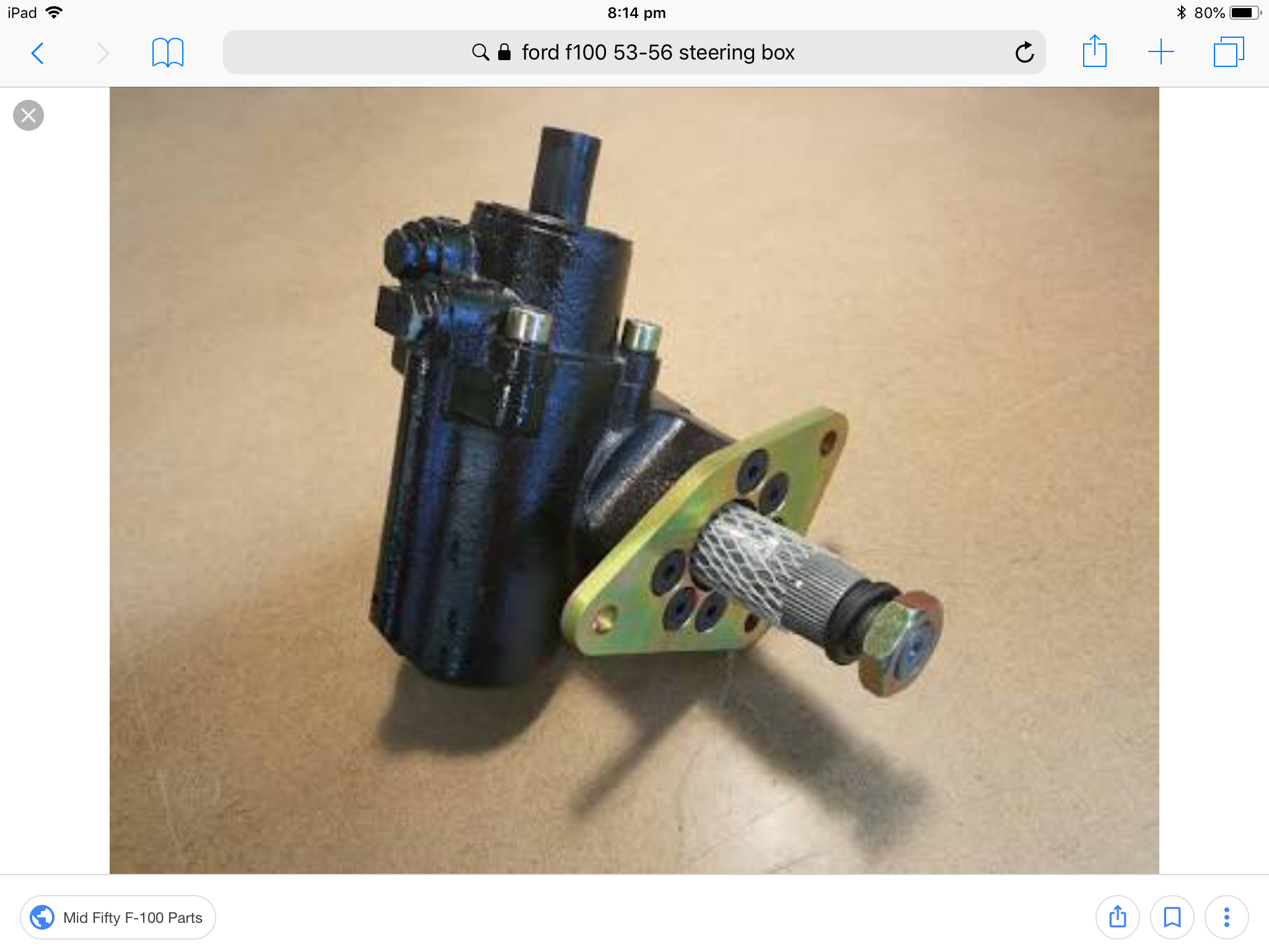 FORD F100 STEERING BOX RHD