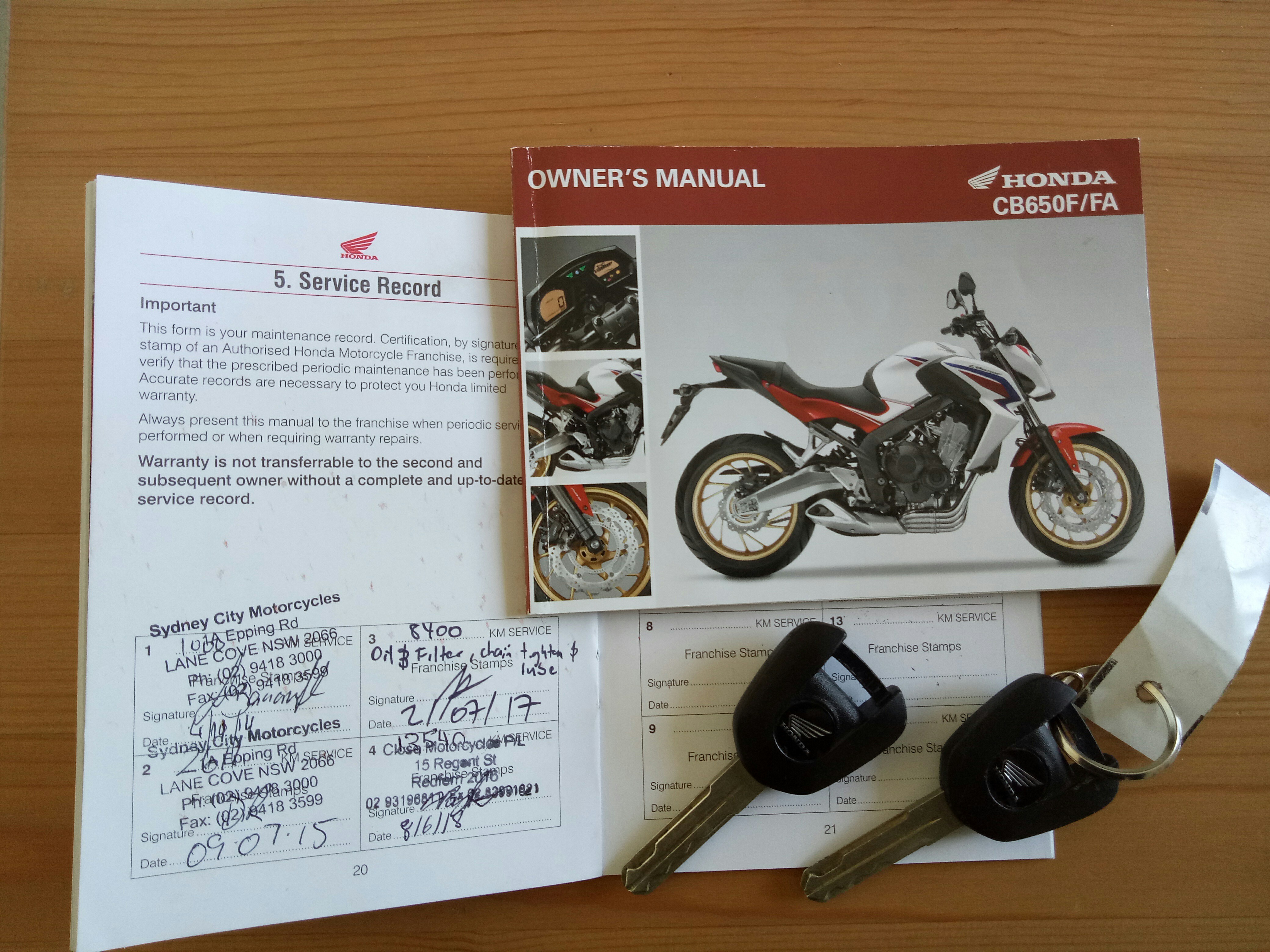 2014 HONDA CB650FA (ABS) MY14 ROAD
