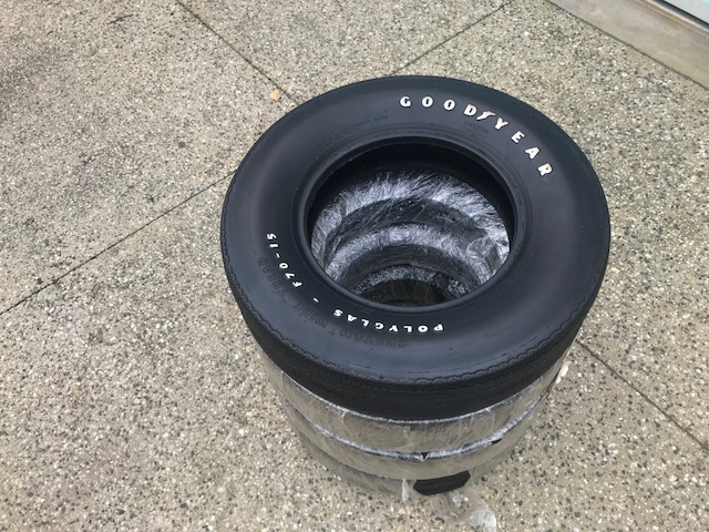 Good Year F70 15 Polyglas Tyres x 4