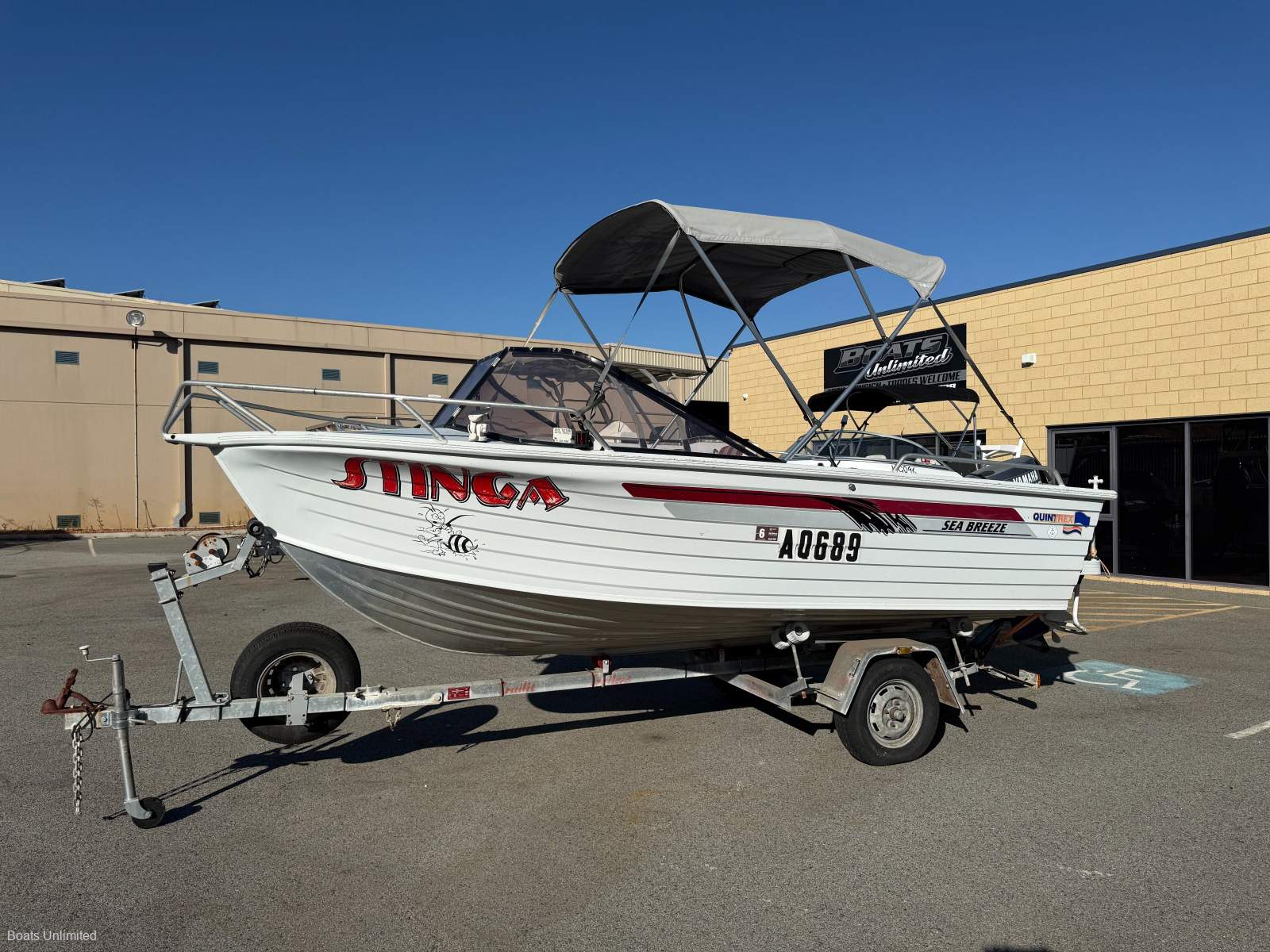 2006 QUINTREX 485 MY07 FISHSEEKER DINGHY