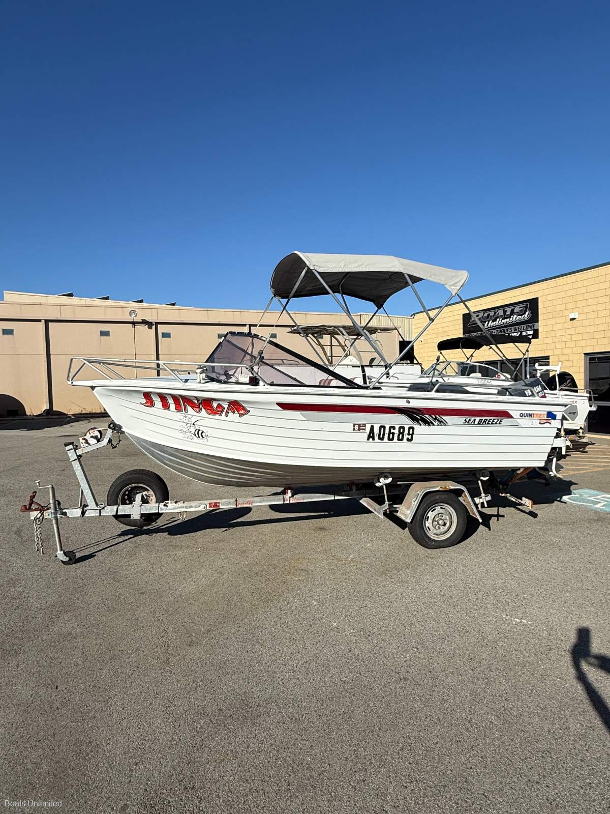 2006 QUINTREX 485 MY07 FISHSEEKER DINGHY