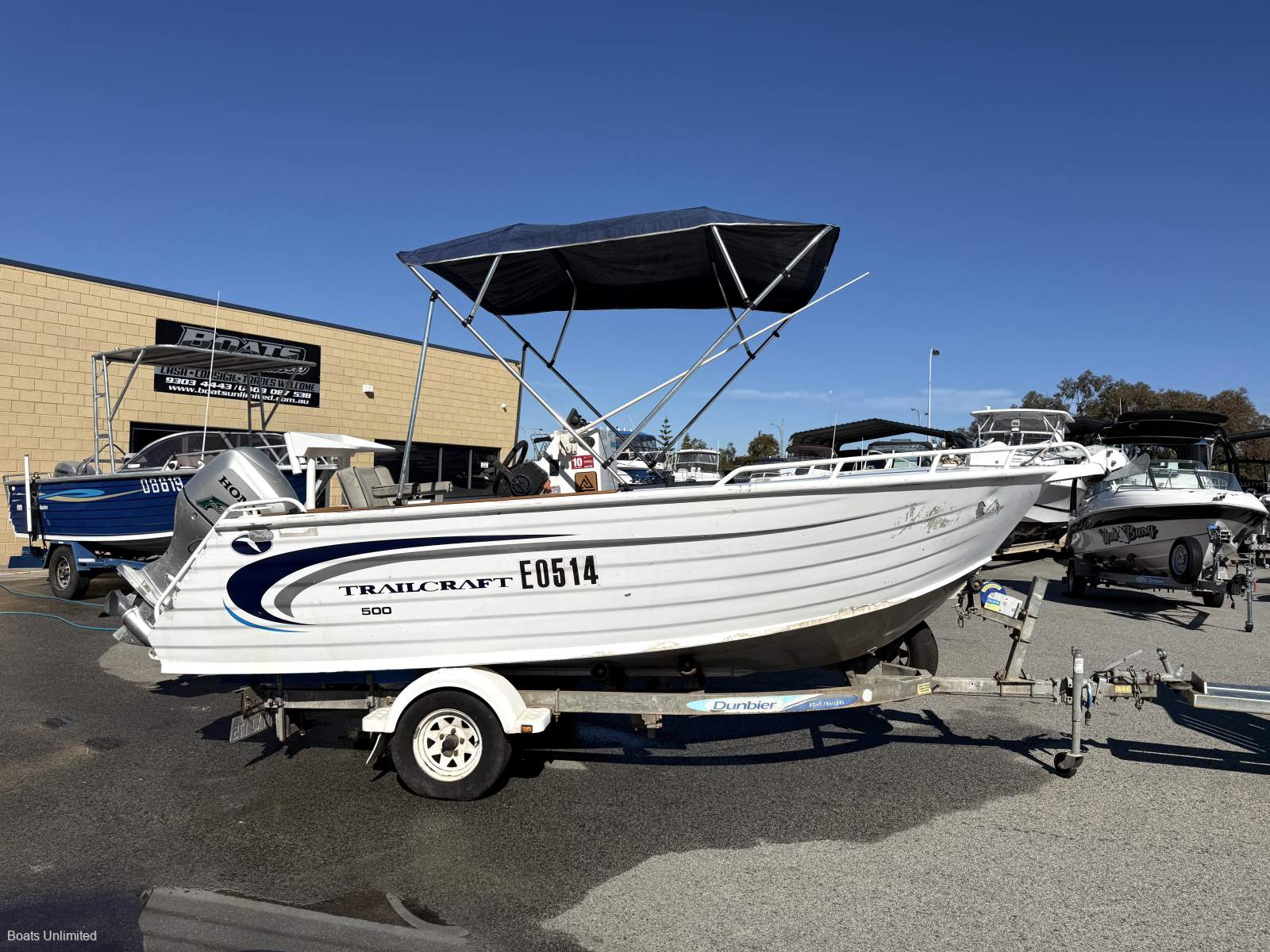 2004 TRAILCRAFT 500 PROFISH FISHER RUNABOUT