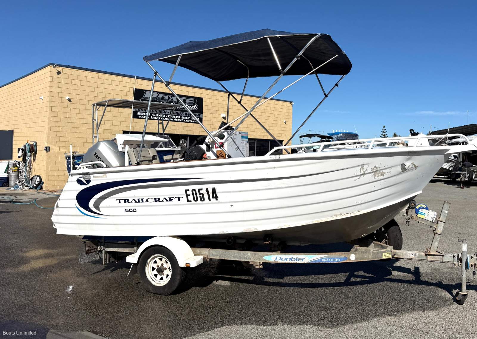 2004 TRAILCRAFT 500 PROFISH FISHER RUNABOUT