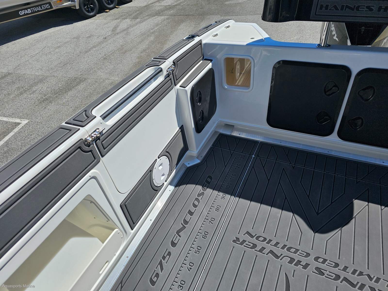 2017 HAINES HUNTER 675 ENCLOSED LIMITED BLACK OUT EDITION OFFSHORE FISHER
