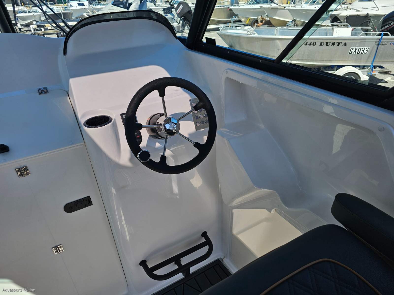 2017 HAINES HUNTER 675 ENCLOSED LIMITED BLACK OUT EDITION OFFSHORE FISHER