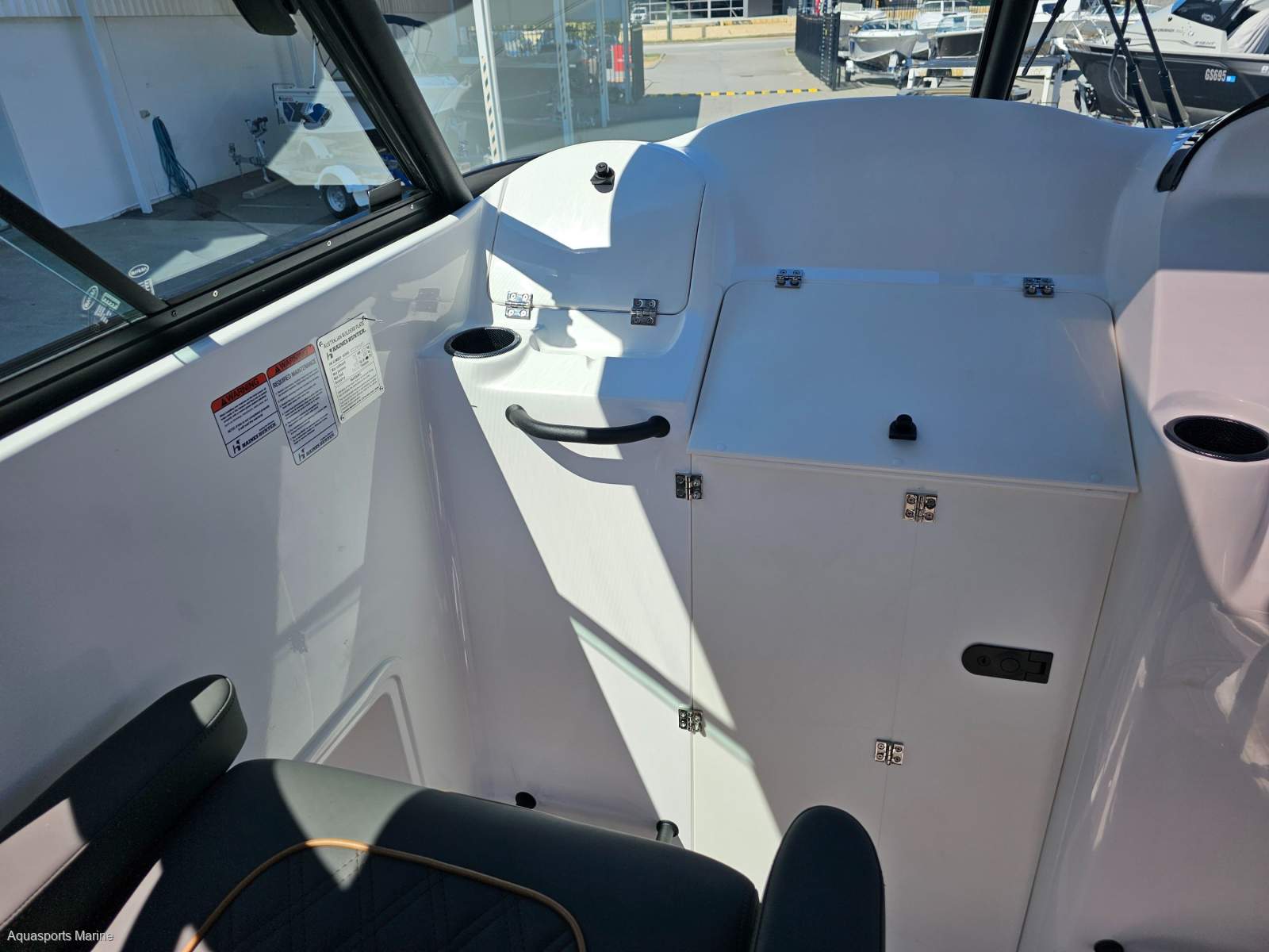 2017 HAINES HUNTER 675 ENCLOSED LIMITED BLACK OUT EDITION OFFSHORE FISHER