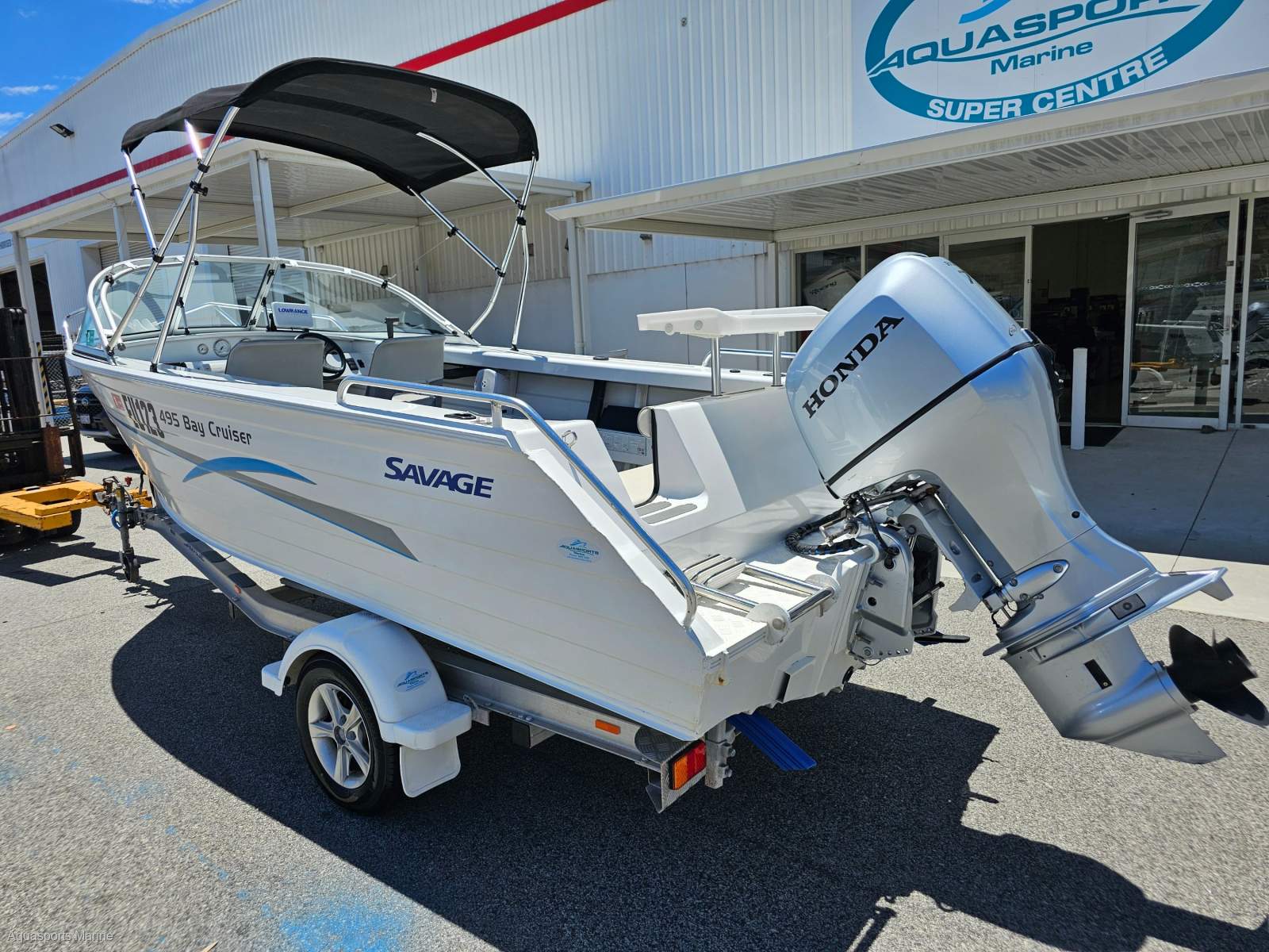 2013 SAVAGE 495 BAYCRUISER RUNABOUT