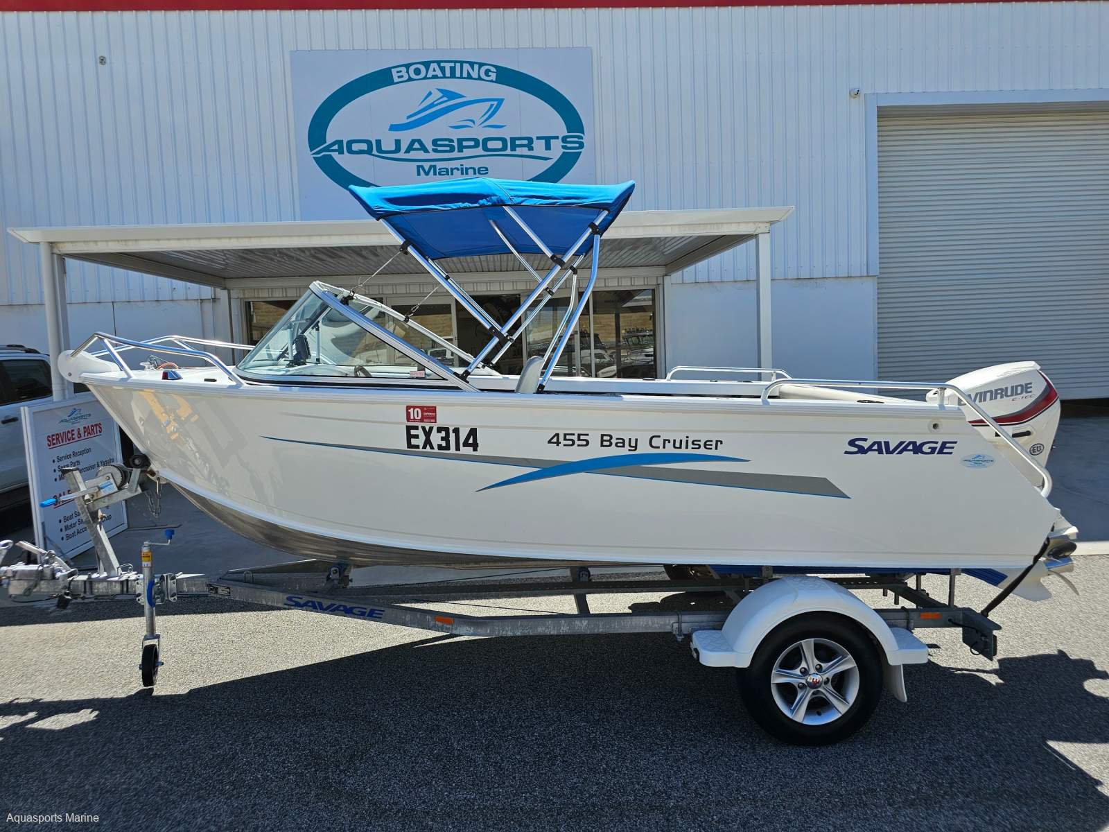 2014 SAVAGE 455 BAYCRUISER RUNABOUT