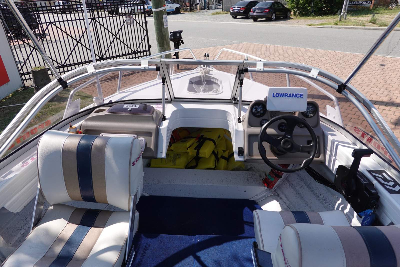 2005 STACER 460 SUN MASTER RUNABOUT