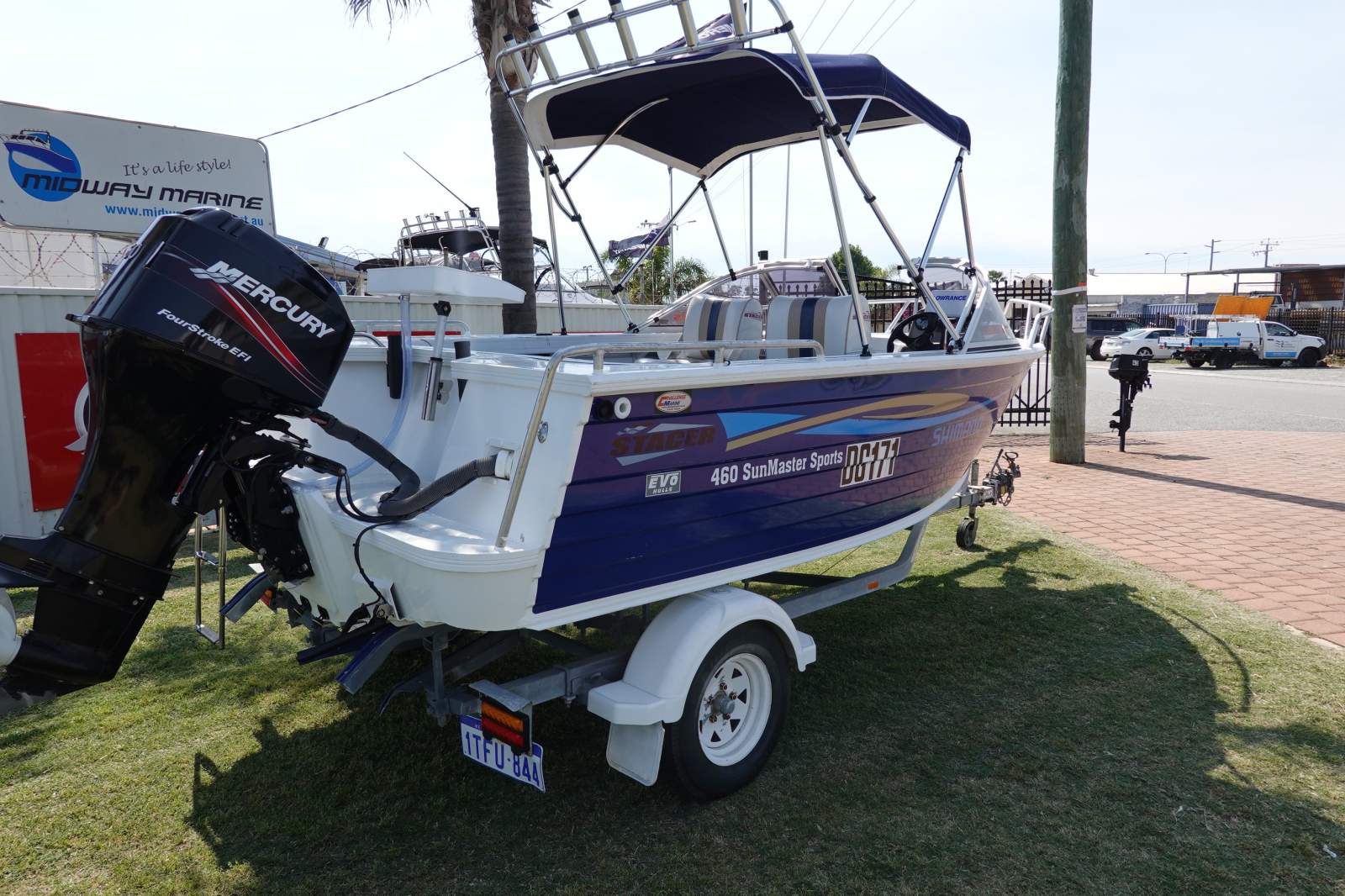 2005 STACER 460 SUN MASTER RUNABOUT