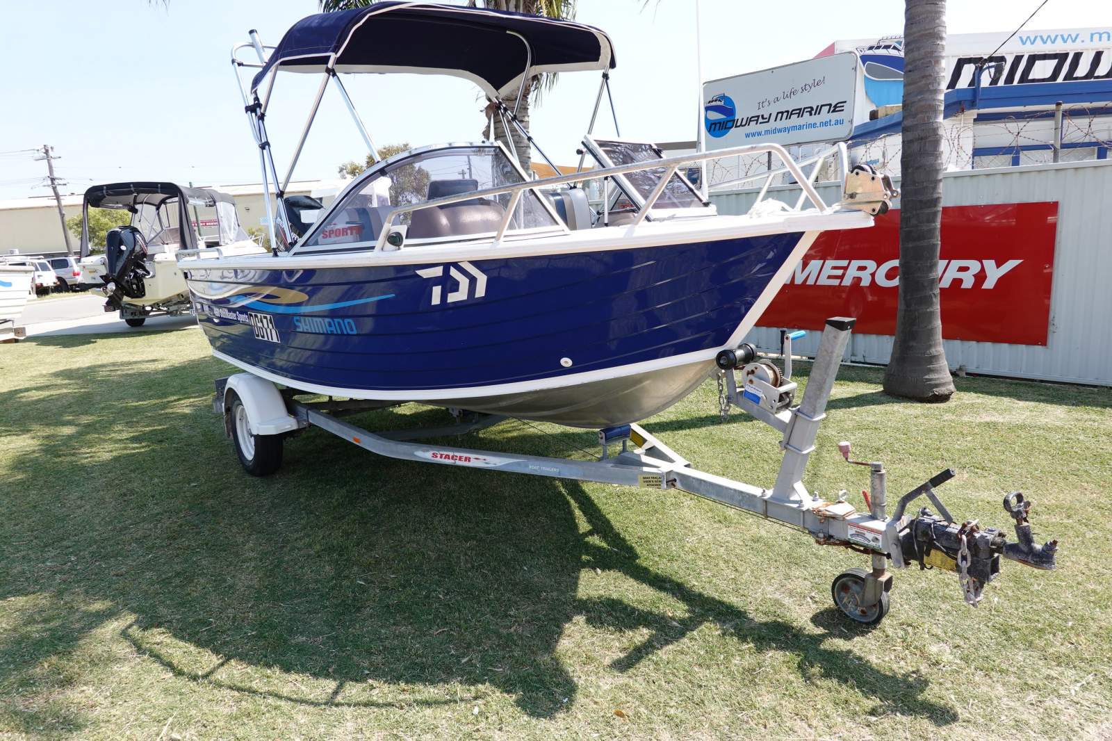 2005 STACER 460 SUN MASTER RUNABOUT
