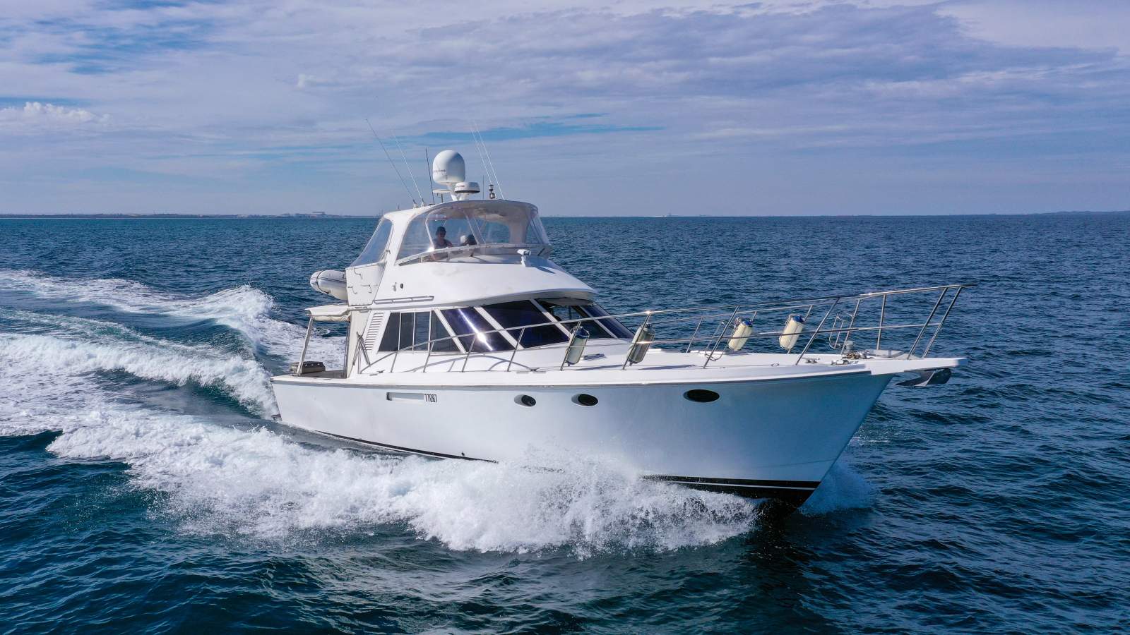 1985 PRECISION MARINE 50 FLYBRIDGE CRUISER