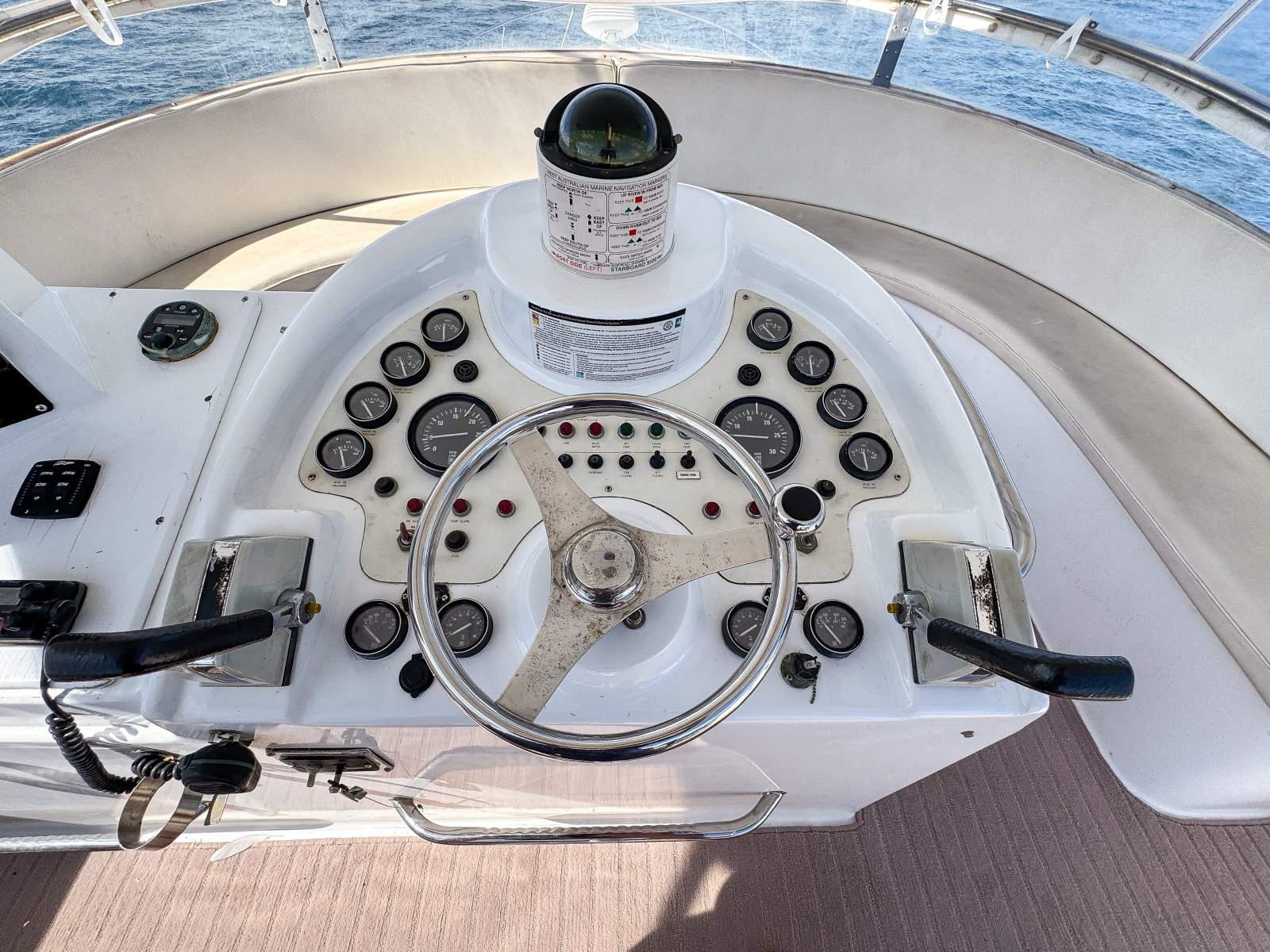 1985 PRECISION MARINE 50 FLYBRIDGE CRUISER