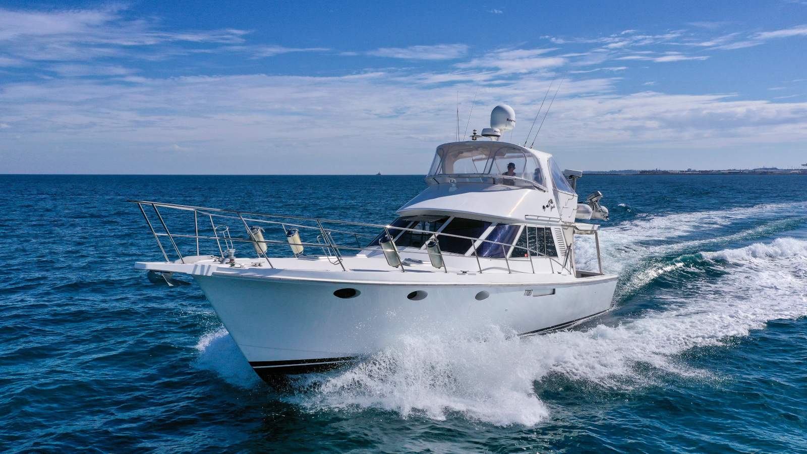 1985 PRECISION MARINE 50 FLYBRIDGE CRUISER