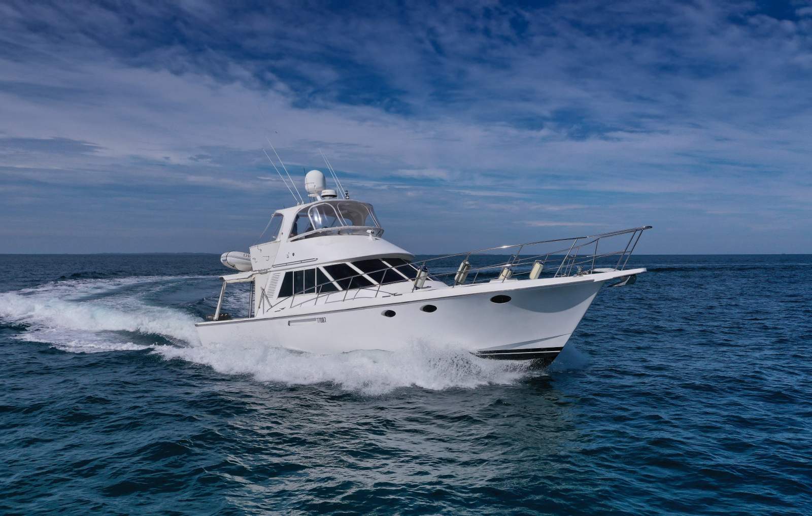 1985 PRECISION MARINE 50 FLYBRIDGE CRUISER