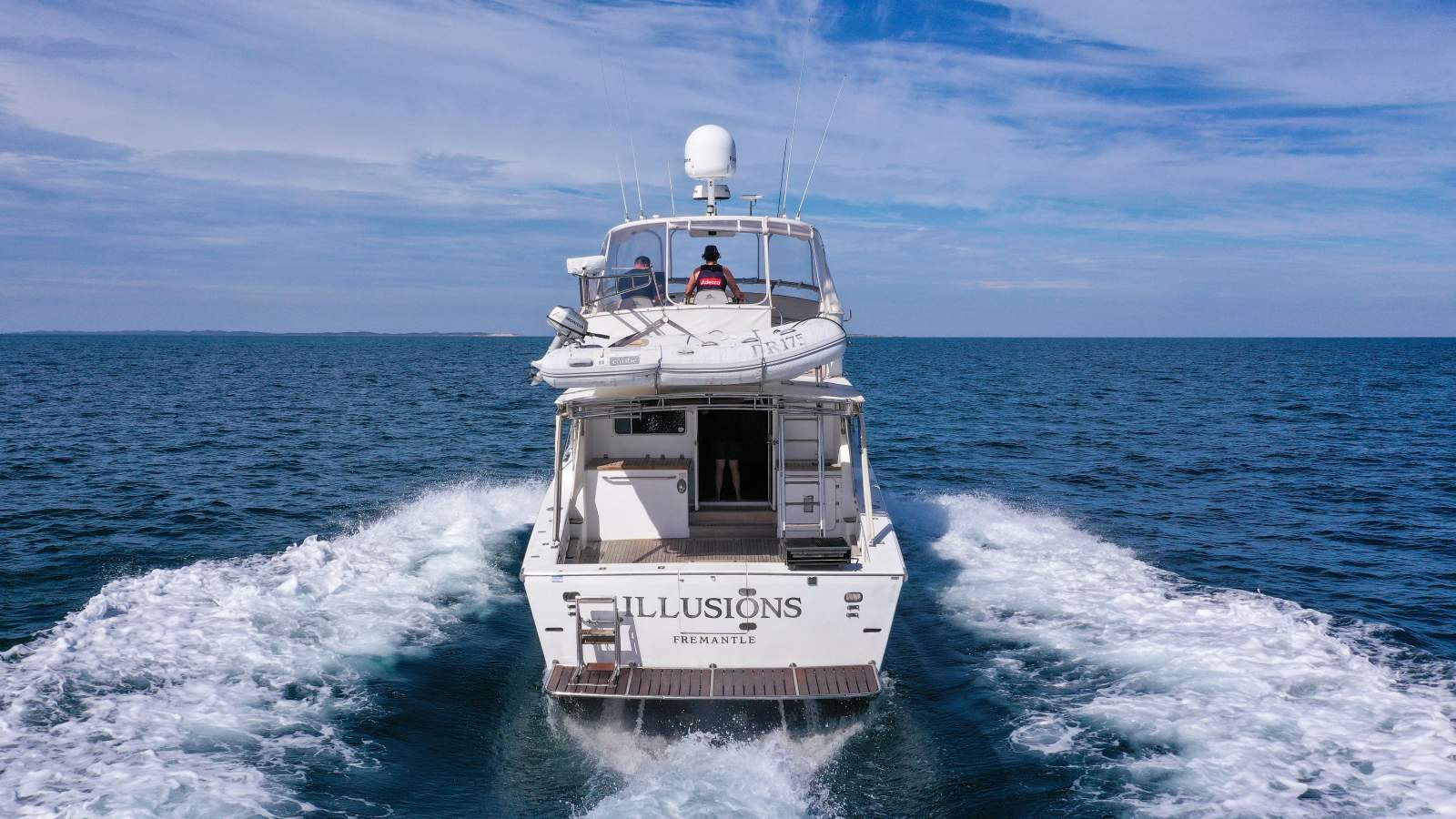 1985 PRECISION MARINE 50 FLYBRIDGE CRUISER