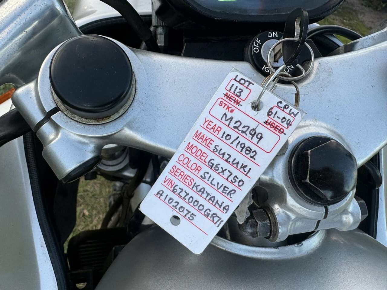 1982 SUZUKI KATANA 750 ROAD