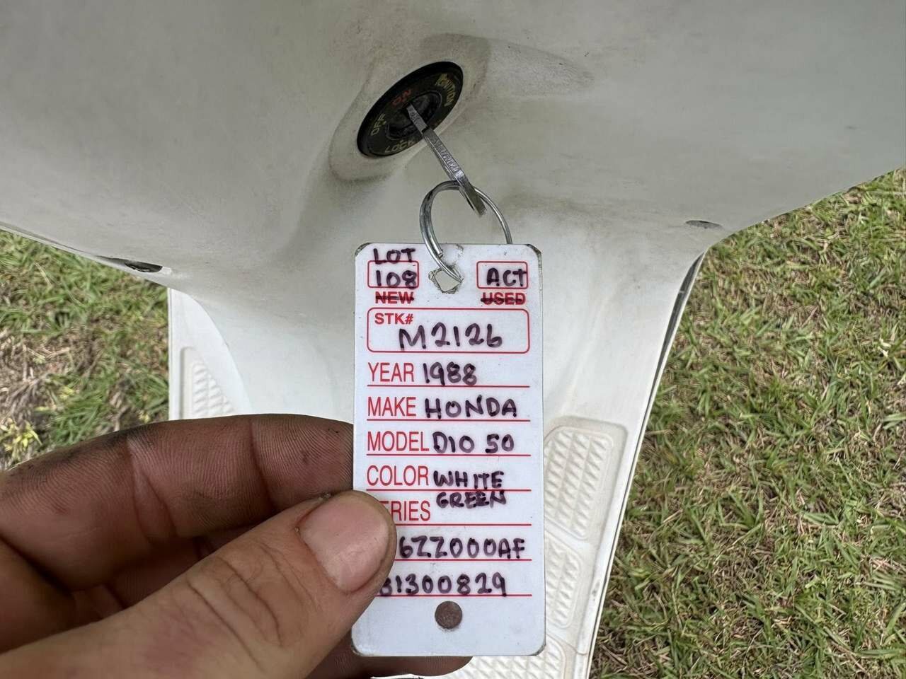 1988 HONDA DIO 50 SCOOTER