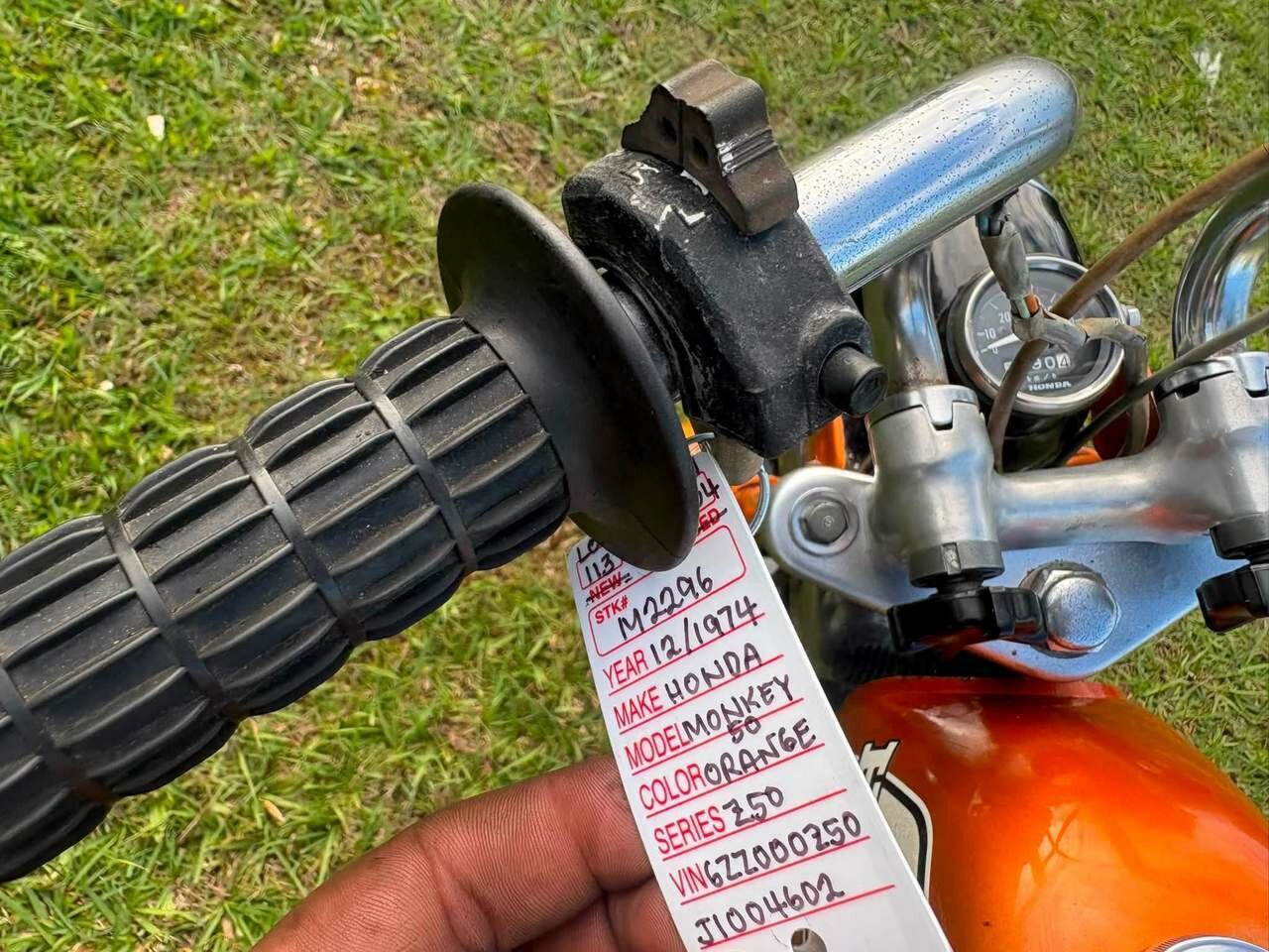 1974 HONDA Z50 MINIBIKE