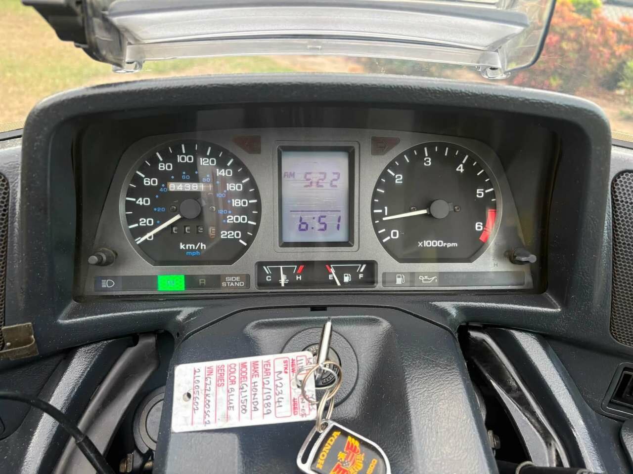 1991 HONDA GL1500 (GOLDWING) ROAD