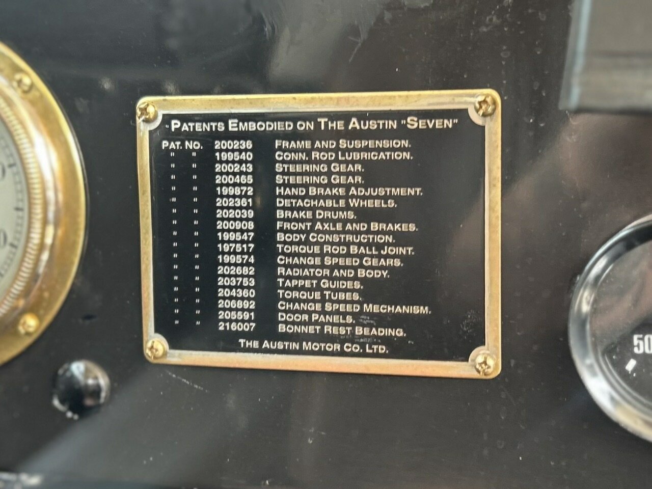 1927 AUSTIN SEVEN 4 SP MANUAL MINIVAN