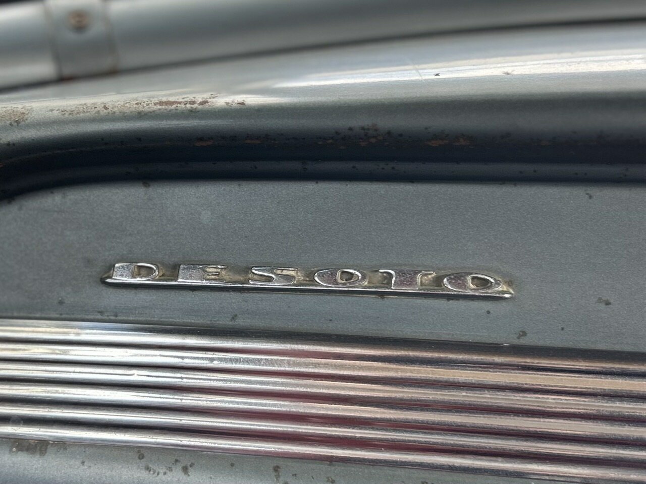 1955 DESOTO DIPLOMAT CUSTOM 3 SP MANUAL 4D SEDAN