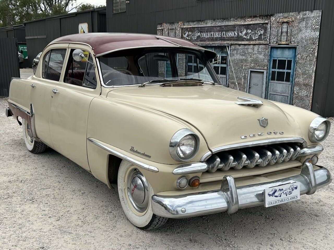 1955 DESOTO DIPLOMAT CUSTOM 3 SP MANUAL 4D SEDAN