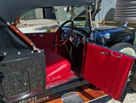 1928 REO FLYING CLOUD SPORT 4 SP MANUAL 2D ROADSTER