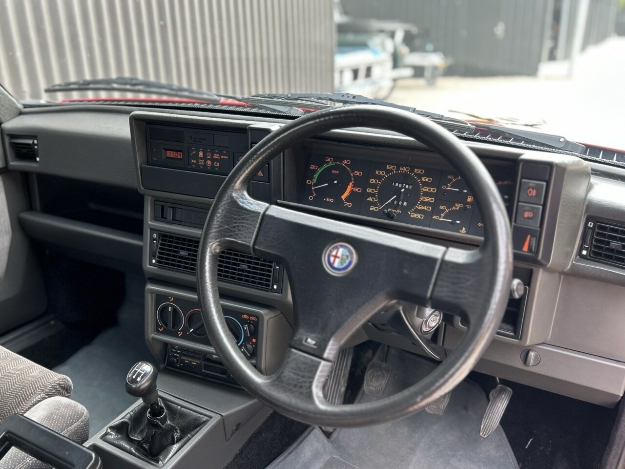 1988 ALFA ROMEO ALFA 75 6V 3.0 5 SP MANUAL 4D SEDAN