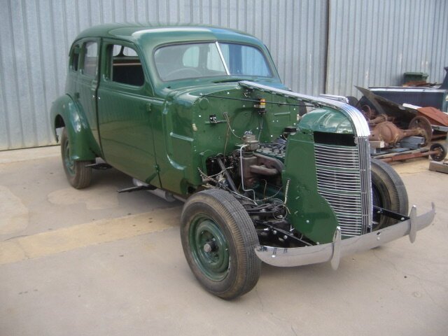1937 PONTIAC SIX 4 SP MANUAL 4D SEDAN