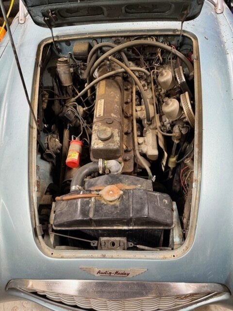 1959 AUSTIN HEALEY 3000 MK I 4 SP MAN + OVERDRIVE 2D ROADSTER