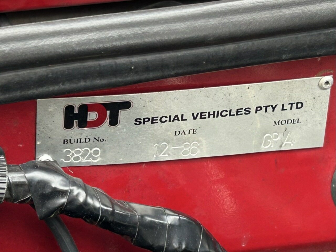 1986 HOLDEN HDT COMMODORE VL SS GROUP A PLUS PACK 5 SP MANUAL 4D SEDAN