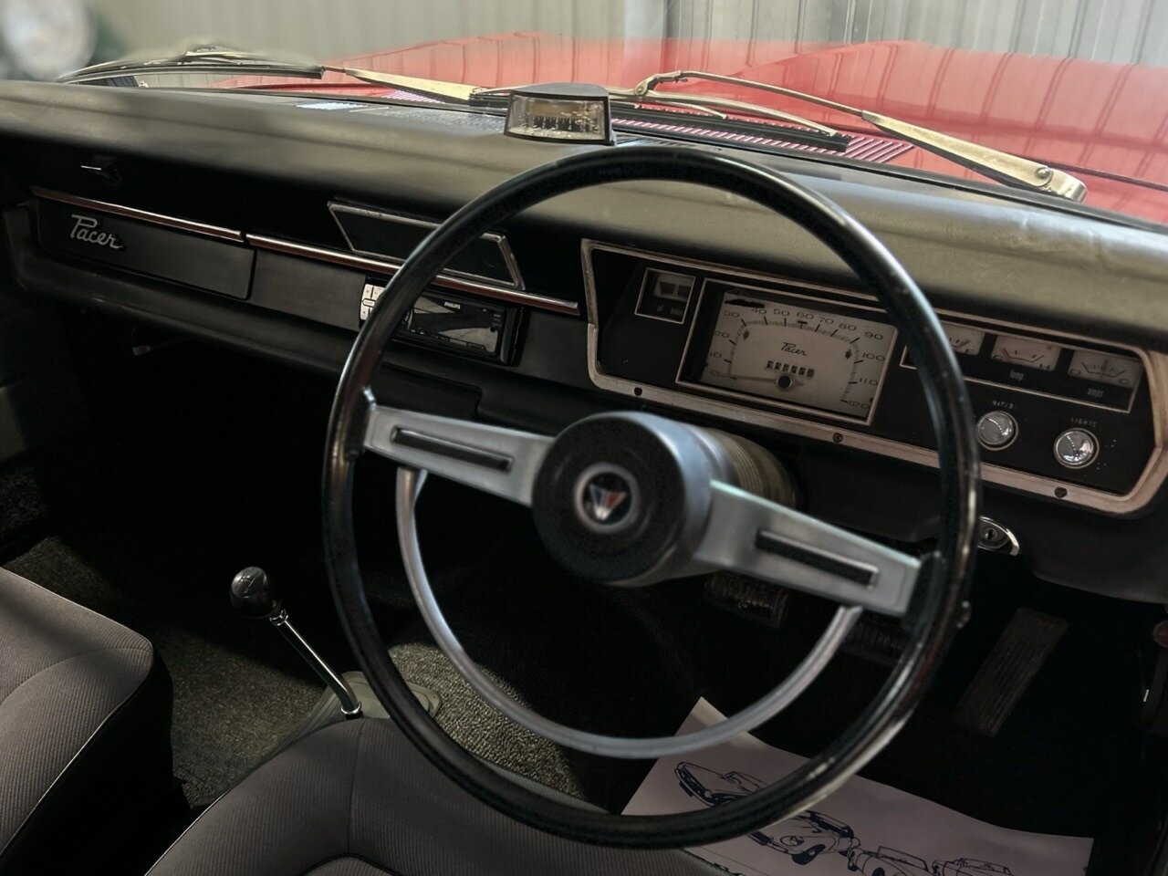 1969 CHRYSLER VALIANT VF PACER 3 SP MANUAL 4D SEDAN