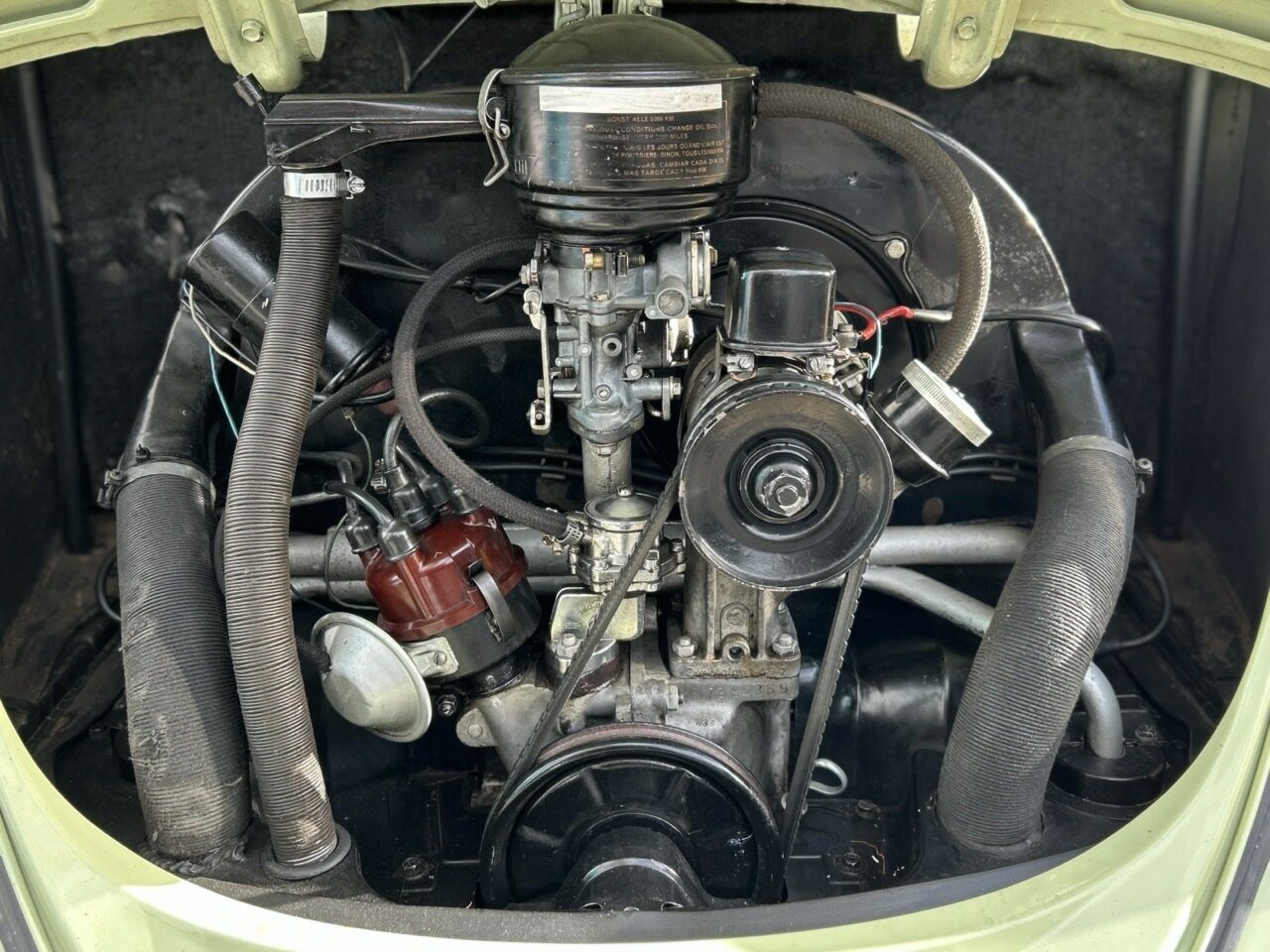 1963 VOLKSWAGEN 1200 (BEETLE) STANDARD 4 SP MANUAL 2D SEDAN