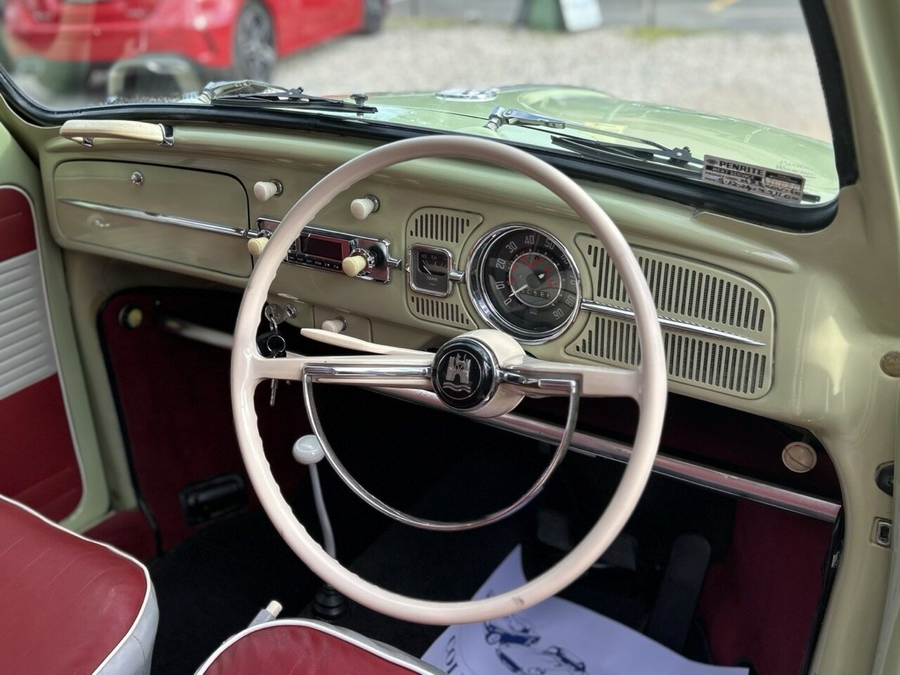1963 VOLKSWAGEN 1200 (BEETLE) STANDARD 4 SP MANUAL 2D SEDAN