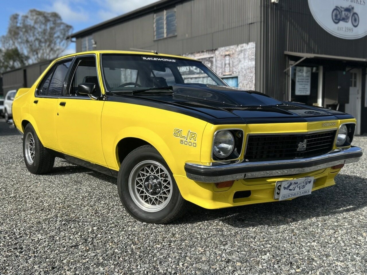 1976 HOLDEN TORANA LX SL/R 5000 TRIBUTE 4 SP MANUAL 4D SEDAN
