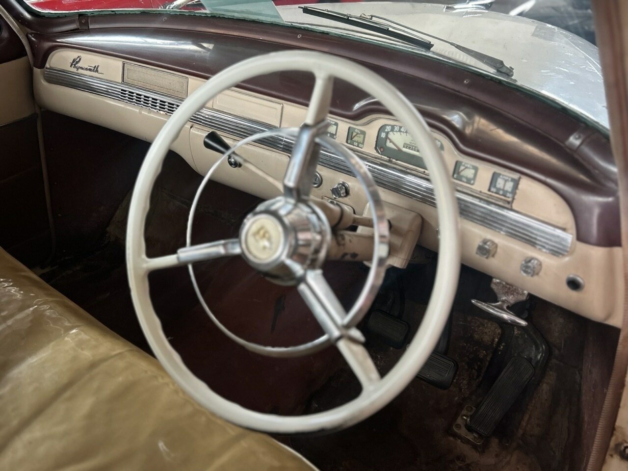 1956 PLYMOUTH CRANBROOK P-25 3 SP MANUAL 2D UTILITY - PROJECT