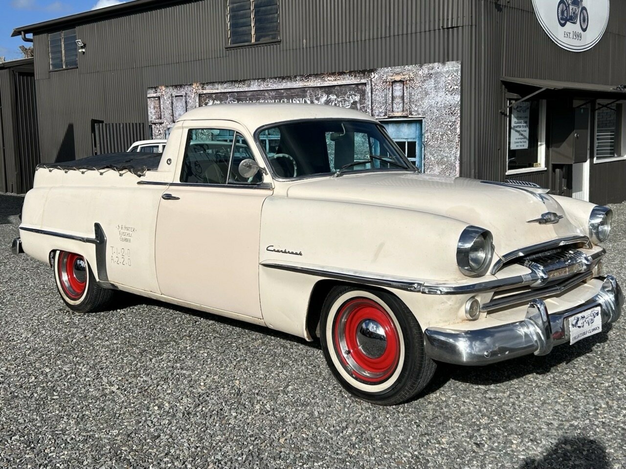 1956 PLYMOUTH CRANBROOK P-25 3 SP MANUAL 2D UTILITY - PROJECT