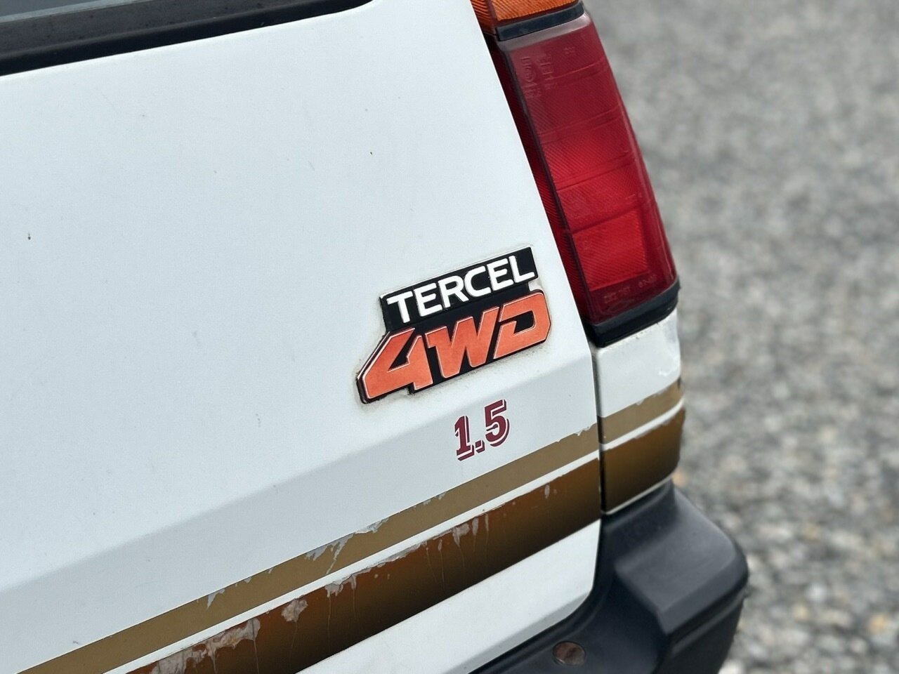 1985 TOYOTA TERCEL SR5 (4x4) 5 SP MANUAL 4D WAGON