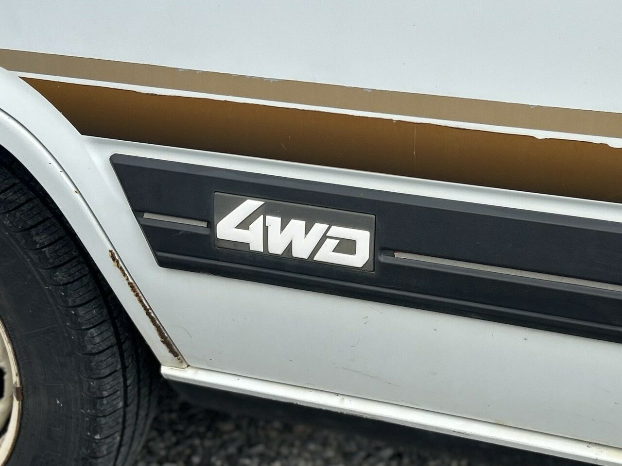 1985 TOYOTA TERCEL SR5 (4x4) 5 SP MANUAL 4D WAGON