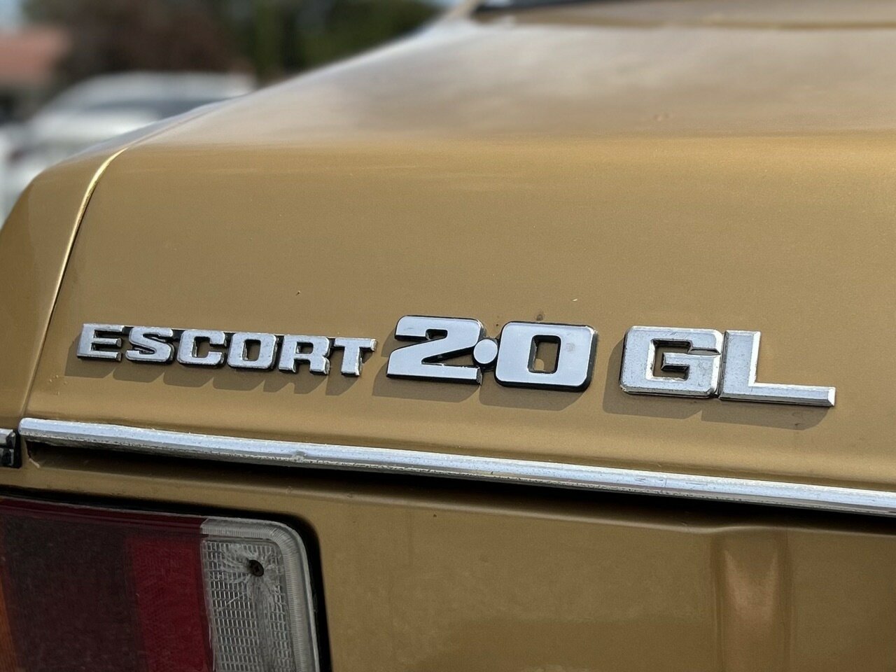 1979 FORD ESCORT MK 2 GL 5 SP MANUAL 2D COUPE