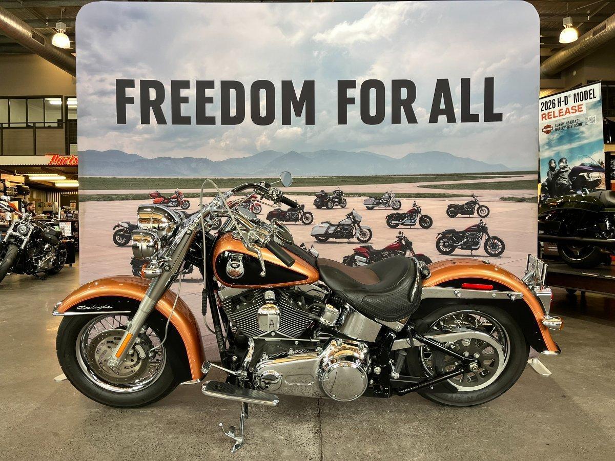 2009 HARLEY-DAVIDSON FLSTN SOFTAIL DELUXE 105 ANNIV CRUISER