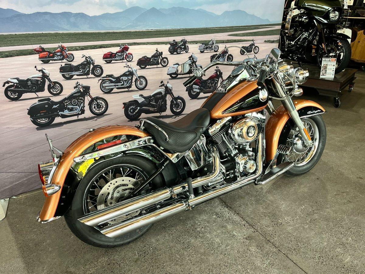 2009 HARLEY-DAVIDSON FLSTN SOFTAIL DELUXE 105 ANNIV CRUISER